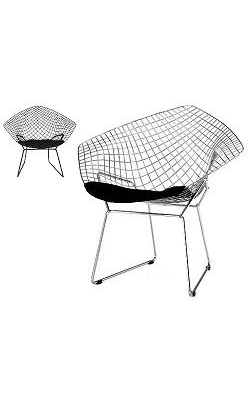 1952 Siège Diamond 421LU Harry Bertoia Knoll