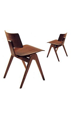 1951 Stacking chair Hillestak  Robin Day Hille
