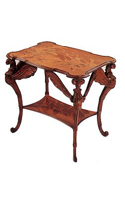 circa 1898 Table d'appoint   Emile Galle