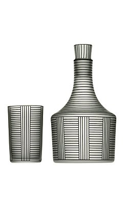 1911 Verre et carafe   Josef Hoffmann Wiener Werkstatte