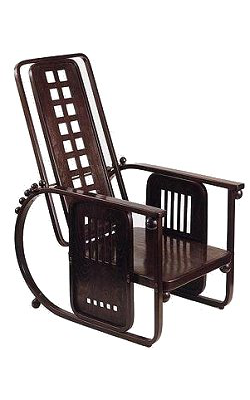 1905 Armchair Sitzmachine  Josef Hoffmann Jacob et Josef Kohn