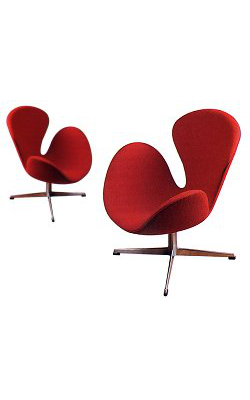 1956 Chaise Swan  Arne Jacobsen Fritz Hansen