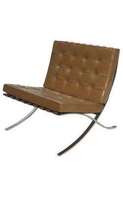 1929 Lounge chair Barcelona  Ludwig Mies Van der Rohe Berliner Metallgewerbe Joseph Müller Knoll