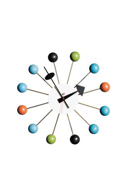 1947 Horloge murale Ball 4755 George Nelson Vitra Herman Miller Clock Company