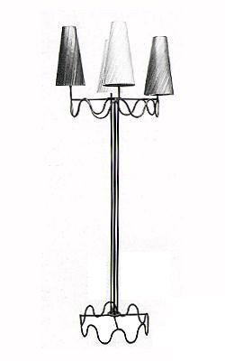 circa 1940 Lampadaire   Jean Royère