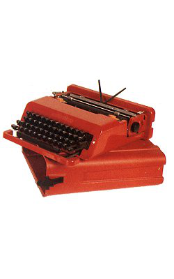 1969 Machine à ecrire Valentine  Perry A. King Ettore Sottsass Olivetti