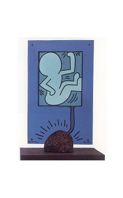 1989 Lampe de table   Keith Haring Kreon