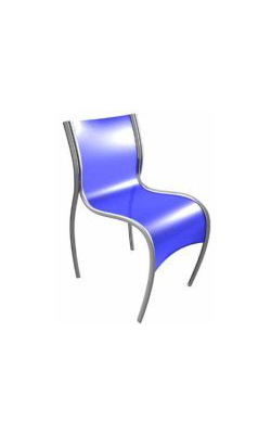 1997 Chaise Fantastic Plastic Elastic 8009 FPE Ron Arad Kartell