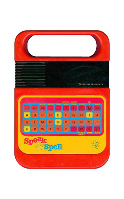 1978 Jeu éducatif Speak and spell  Texas Instrument