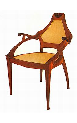 1901 Armchair   Bernhard Pankok